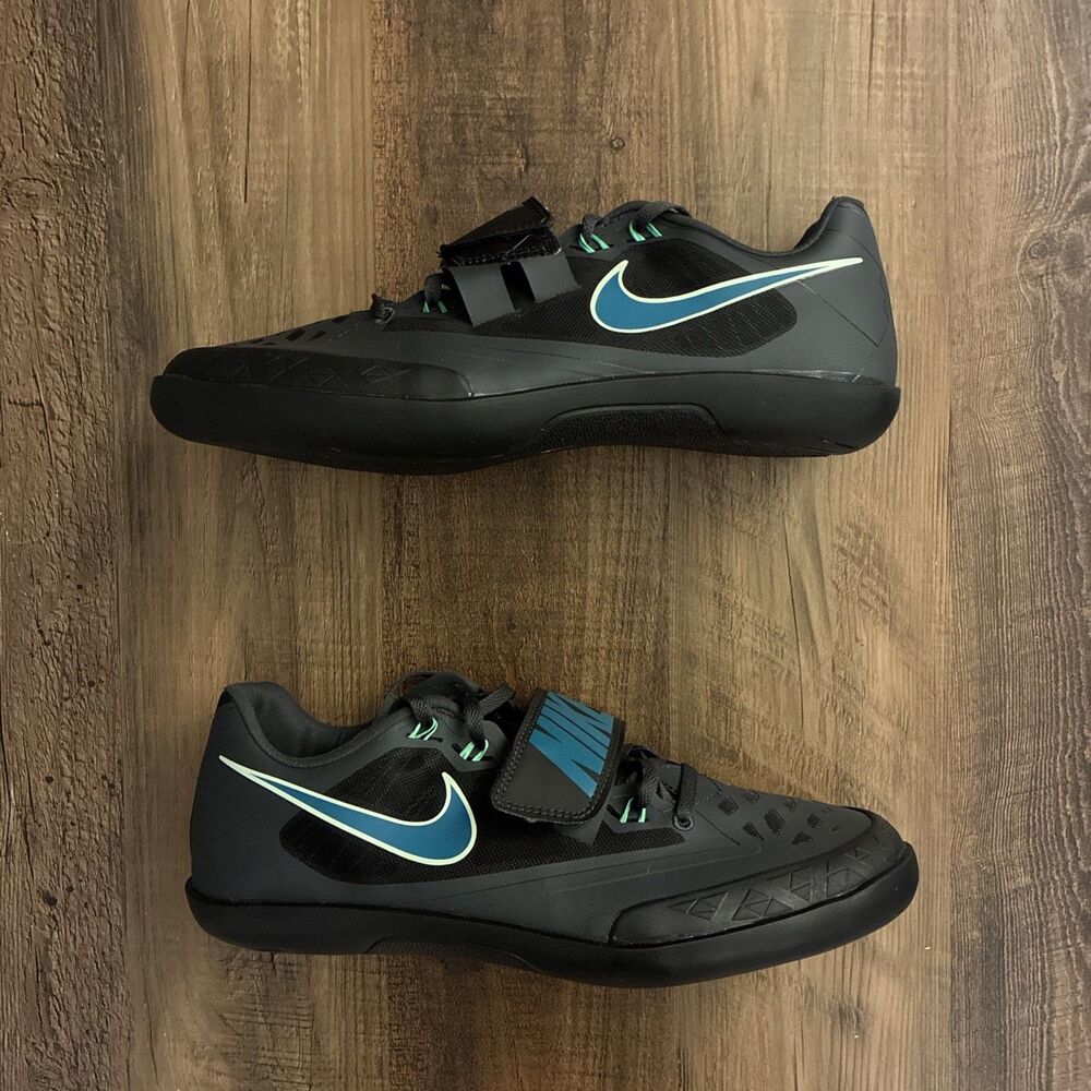 Nike Zoom Rival SD 4 Black Algae Men Sz 9 Track Field Throwing Shoes HQ3487-001